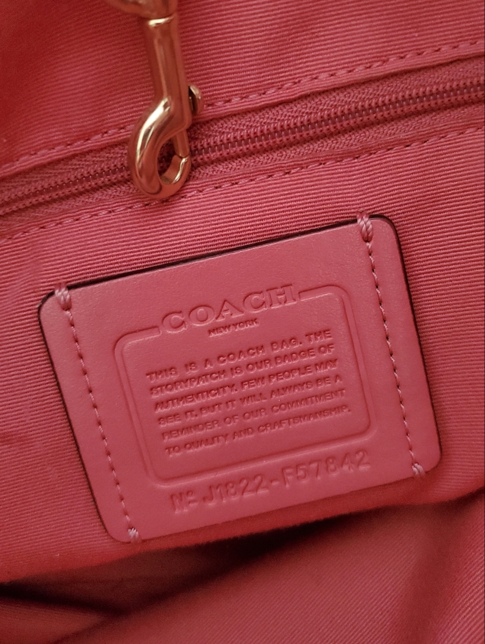 Coach Drawstring Carryall in Signature Canvas, model F57842 And Coach Dustbag - Picture 12 of 16